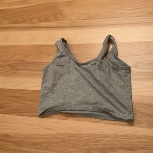 SMOKE FREE HOUSEHOLD. Big girls grey tank top. 12-14